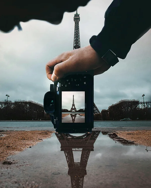 Paris - Sled Photographer template